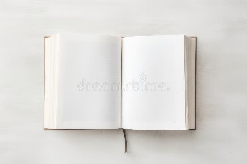 Business literature notepad blank note document page wooden background space paper book AI generated. Business literature notepad blank note document page wooden background space paper book AI generated