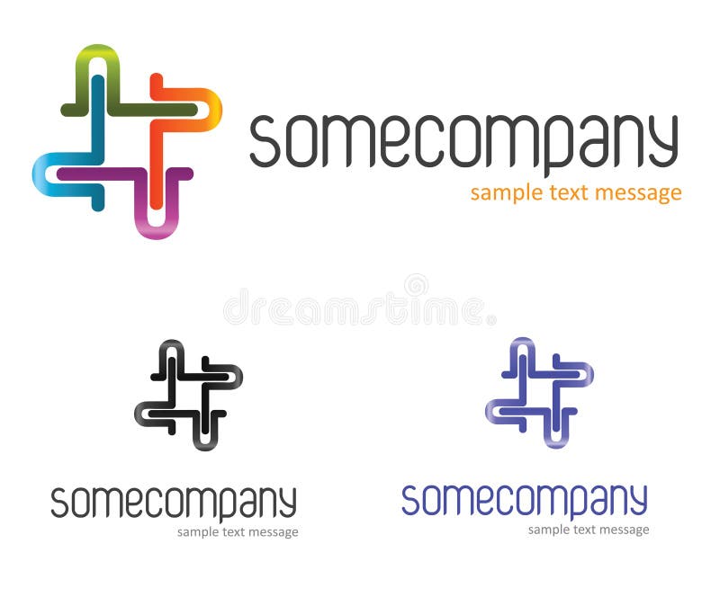 Business Logo symbol icon illustration. Slogan icon vectors