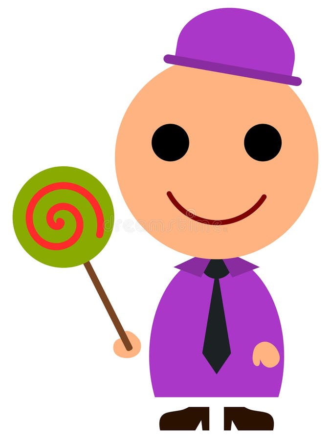 Lollipop man stock illustration. Illustration of coat - 4791922