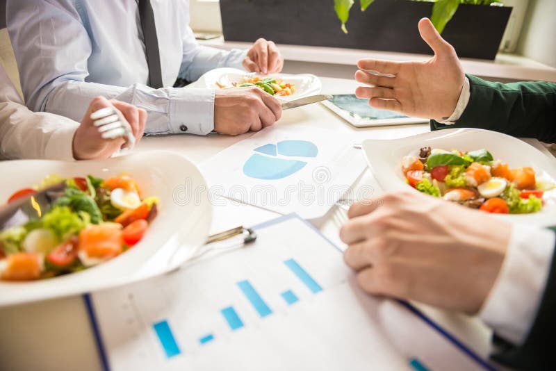 Business lunch stock photo. Image of career, person, colleagues 54863586