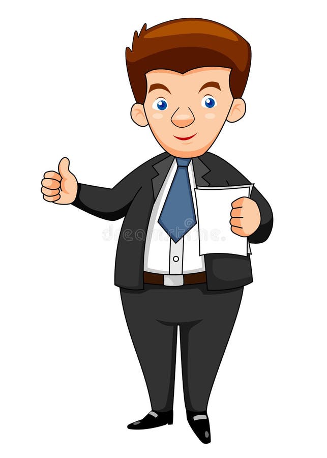 Business man royalty free illustration