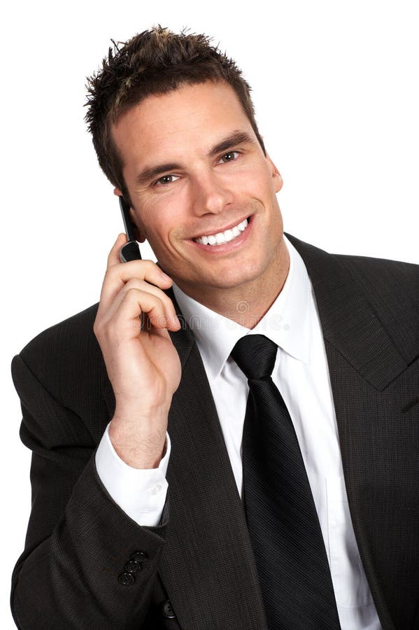 Business man call royalty free stock image