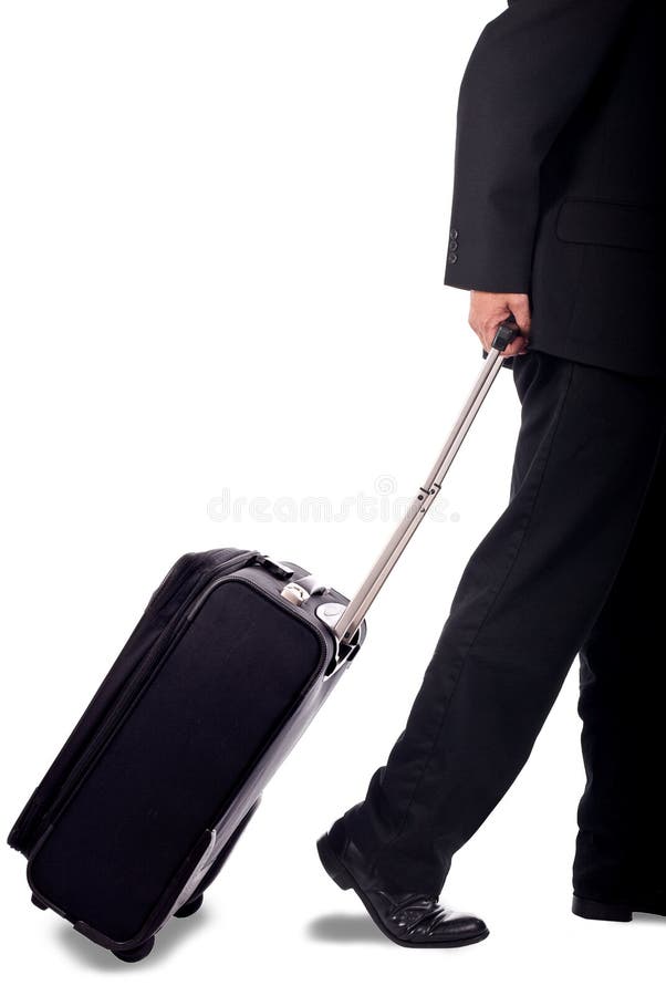 Business man with luggage