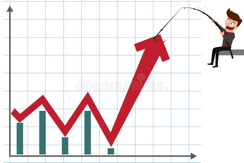 Cartoon Chart Going Up