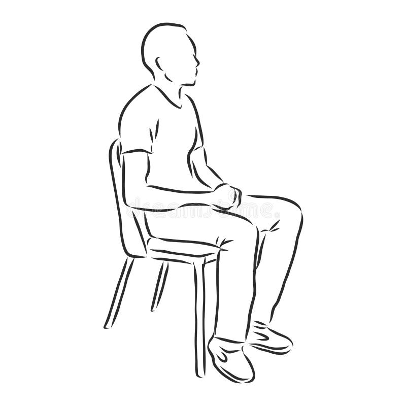 Featured image of post Person Sitting In Chair Drawing The fact of the matter is that when people sit down they can become more difficult to draw for some people