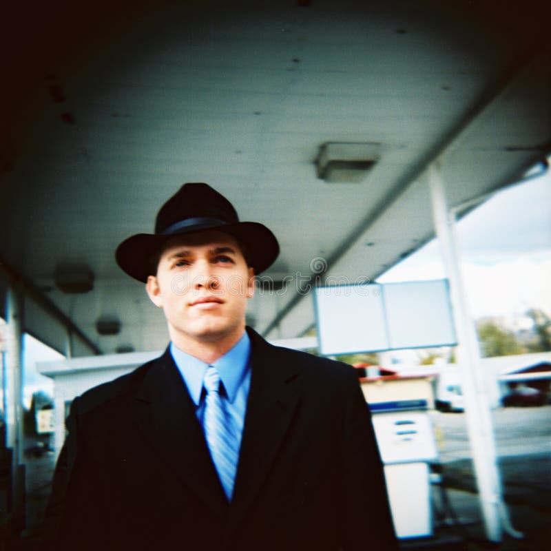 Business man standing stock images