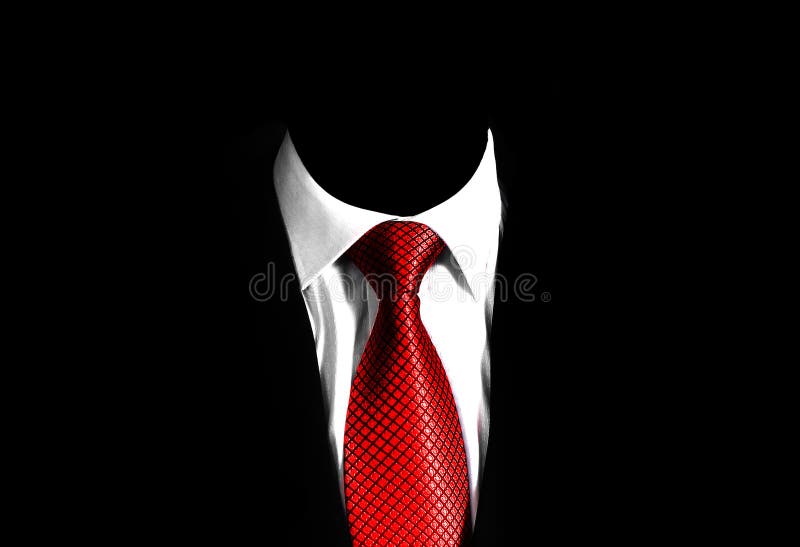 Black Suit Red Tie Wallpaper