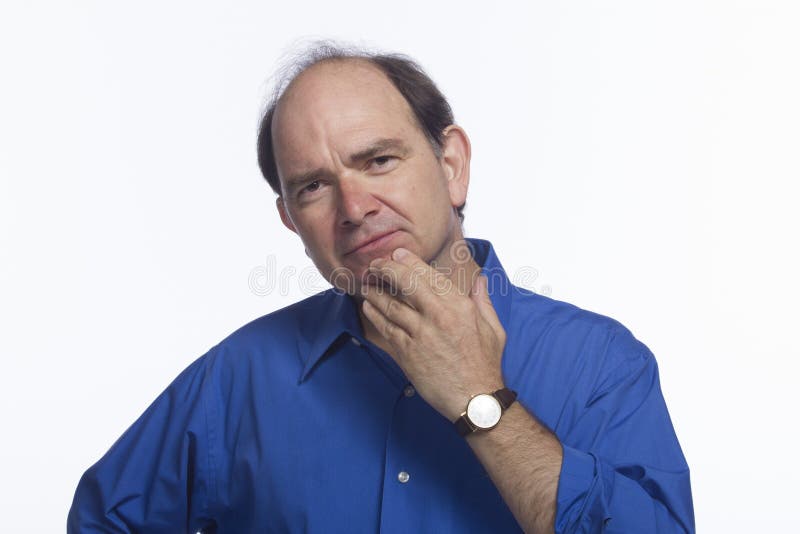 Business man thinking and looking confused, horizontal stock images