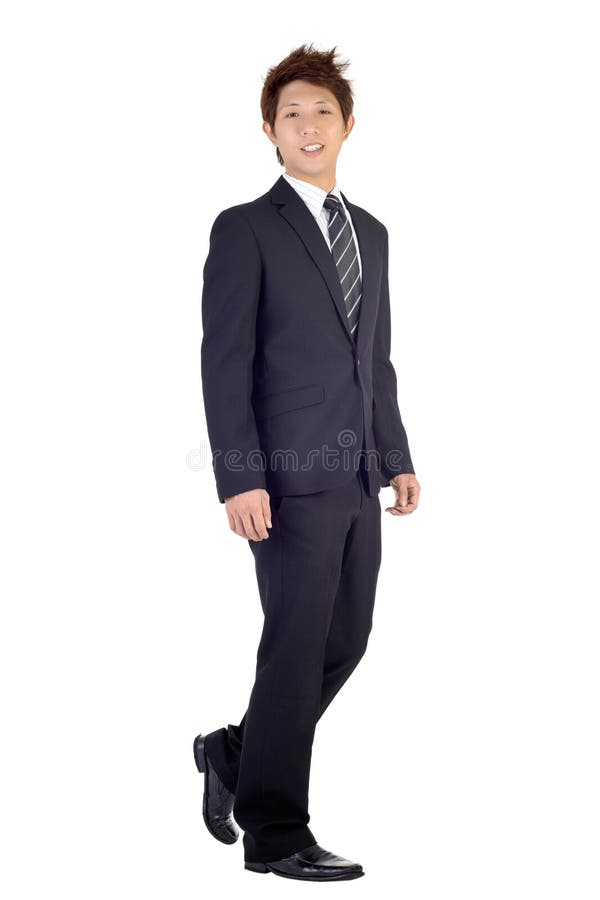 Business man walking royalty free stock photography