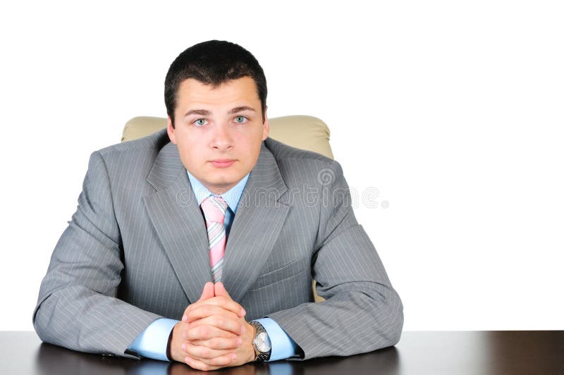 Business man at work stock photo. Image of adult, happy - 11429804