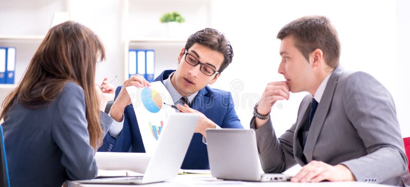 Business meeting with employees in the office royalty free stock image Business meeting with employees in the office royalty free stock image