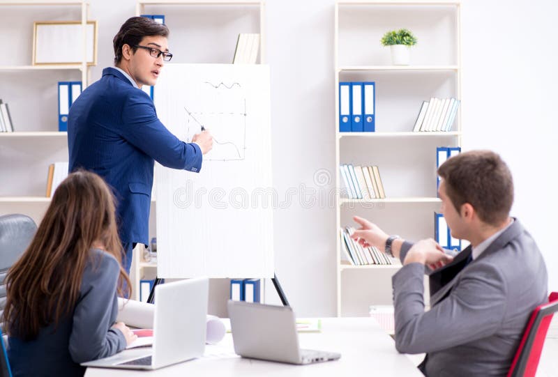 Business meeting with employees in the office stock photography Business meeting with employees in the office stock photography