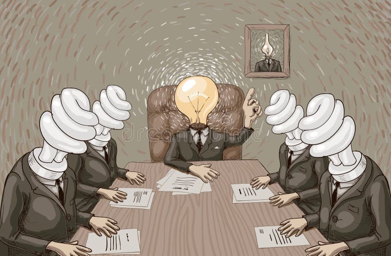 Business meeting royalty free illustration Business meeting royalty free illustration