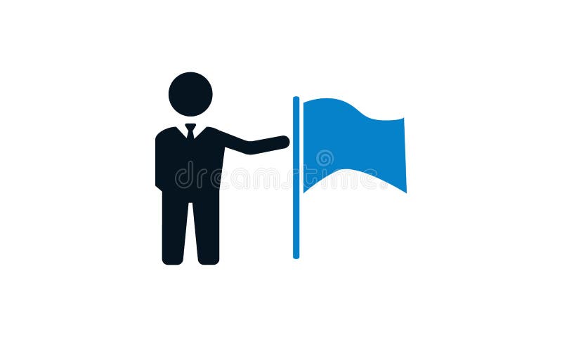 Business milestone icon vector illustration. vector illustration