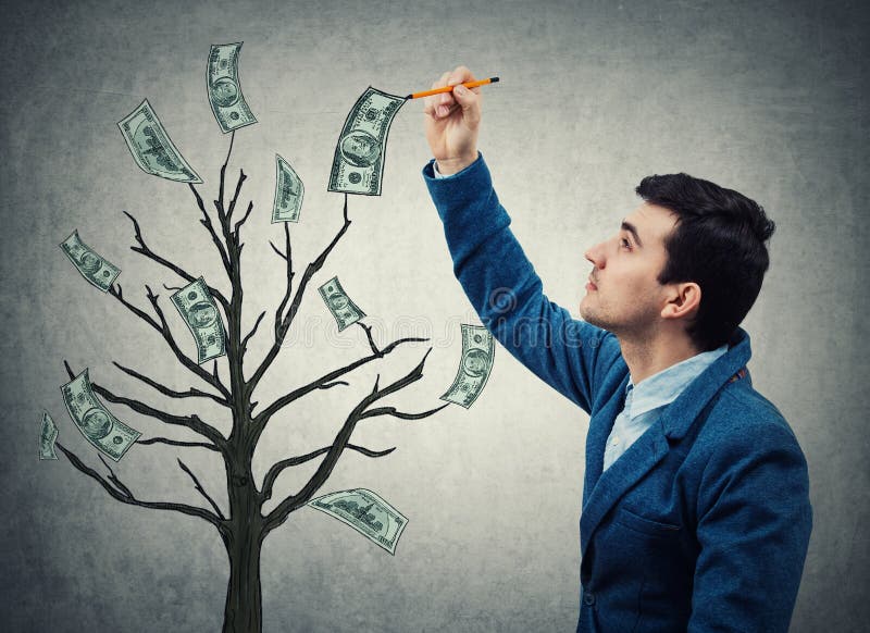 Business money tree stock image Business money tree stock image