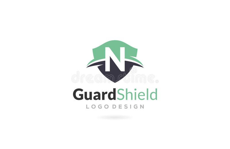 Shield Letter H Logo Design Template Stock Vector - Illustration of