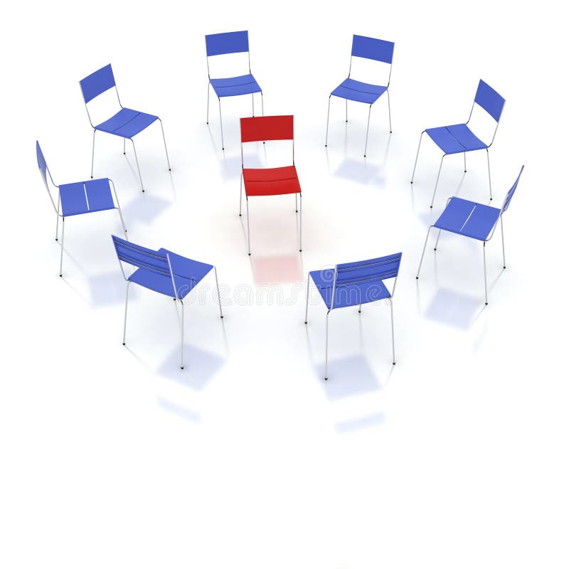 Business negotiations stock illustration. Illustration of chair - 2474941