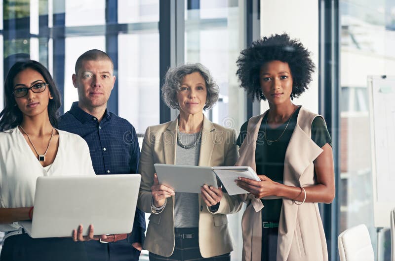 Business notebook, people or technology with teamwork for submission workflow or author support. Creative collaboration royalty free stock photography