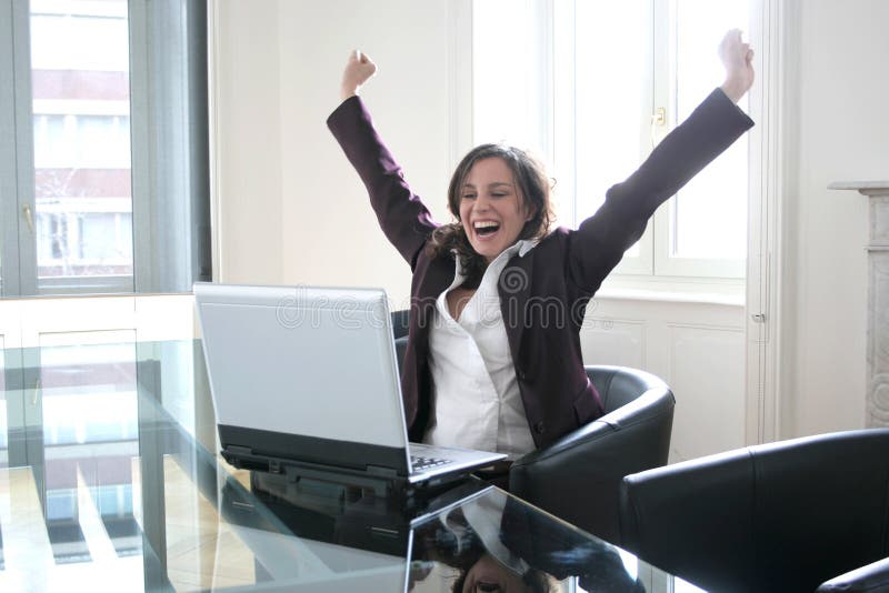 business and pc royalty free stock photography business and pc royalty free stock photography