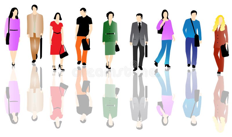 People illustrations stock vector. Illustration of silhouette - 1651789