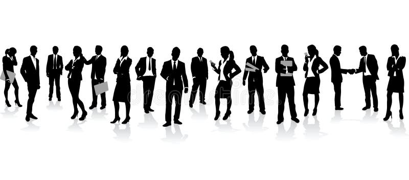 Business people background