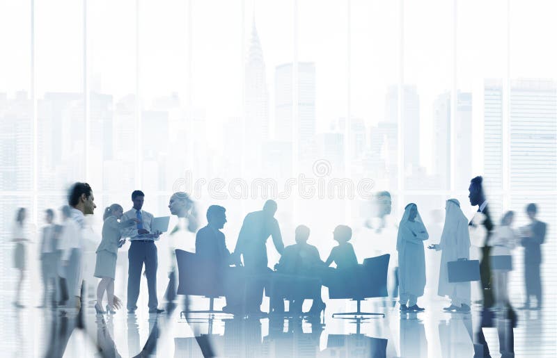 Business People Communication Corporate Team Concept royalty free stock photos