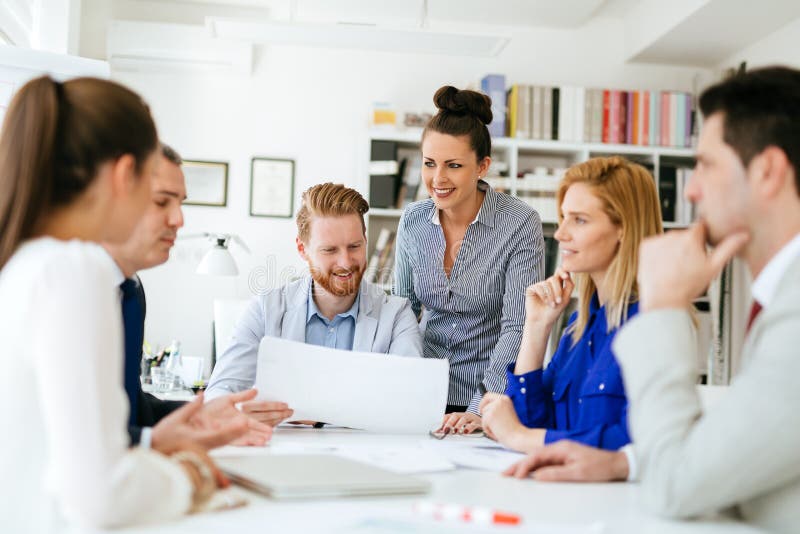 Working as a Team. Discussing the future