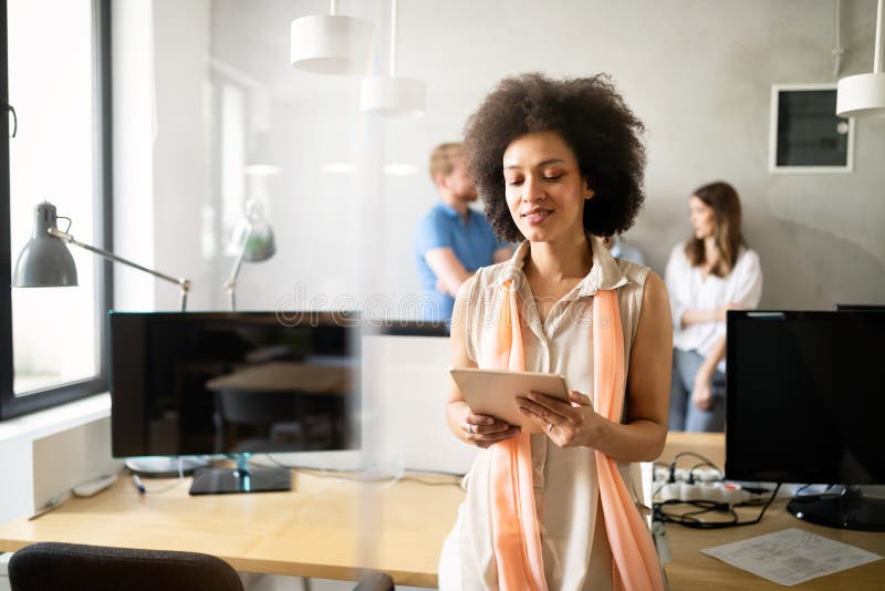 Business people good teamwork in office. Teamwork successful meeting workplace concept. stock images Business people good teamwork in office. Teamwork successful meeting workplace concept. stock images