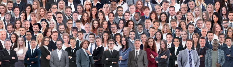 Business people group collage background royalty free stock photos