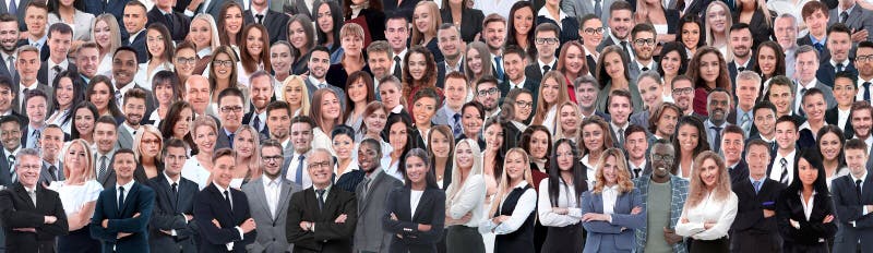 Business people group collage background royalty free stock photography