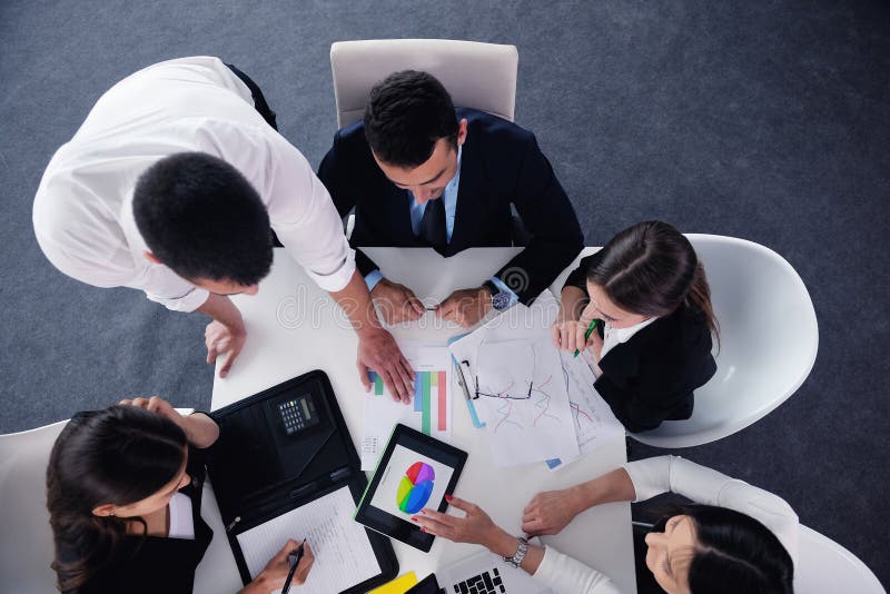 Business people group in a meeting at office