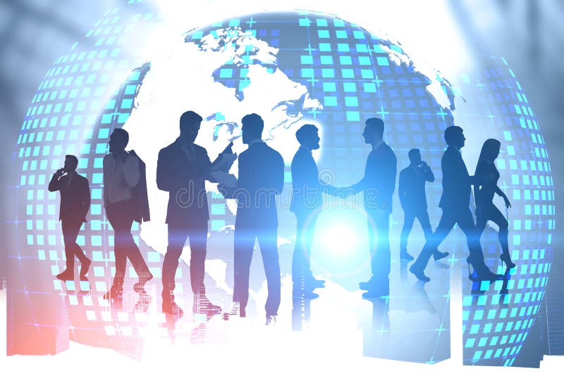 Business people and international partnership stock photos Business people and international partnership stock photos