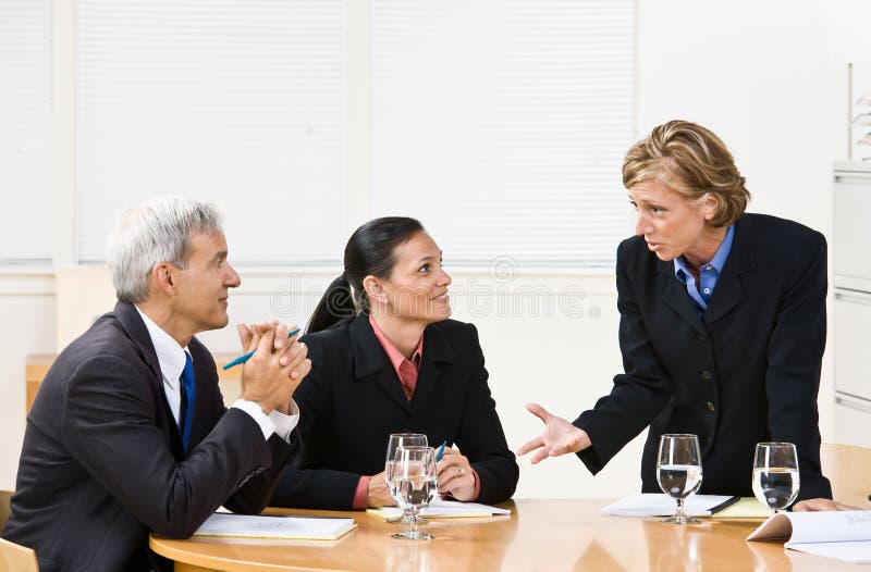 Download Business people in meeting stock image. Image of self - 17054549