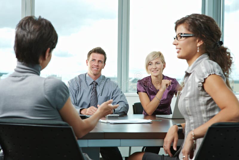 Business people meeting at office royalty free stock images Business people meeting at office royalty free stock images