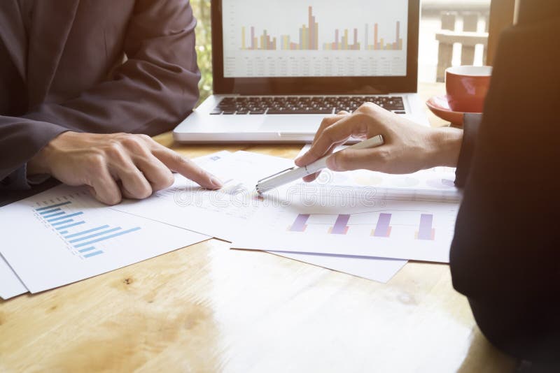 Business people meeting to discuss the situation. royalty free stock photo Business people meeting to discuss the situation. royalty free stock photo