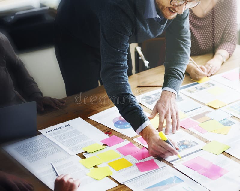 Business People Planning Strategy Analysis Office Concept stock images Business People Planning Strategy Analysis Office Concept stock images