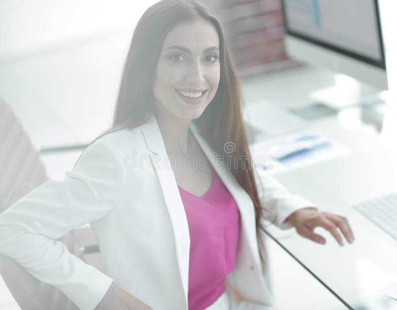 Portrait of Successful Business Lady in Office Stock Photo - Image of ...