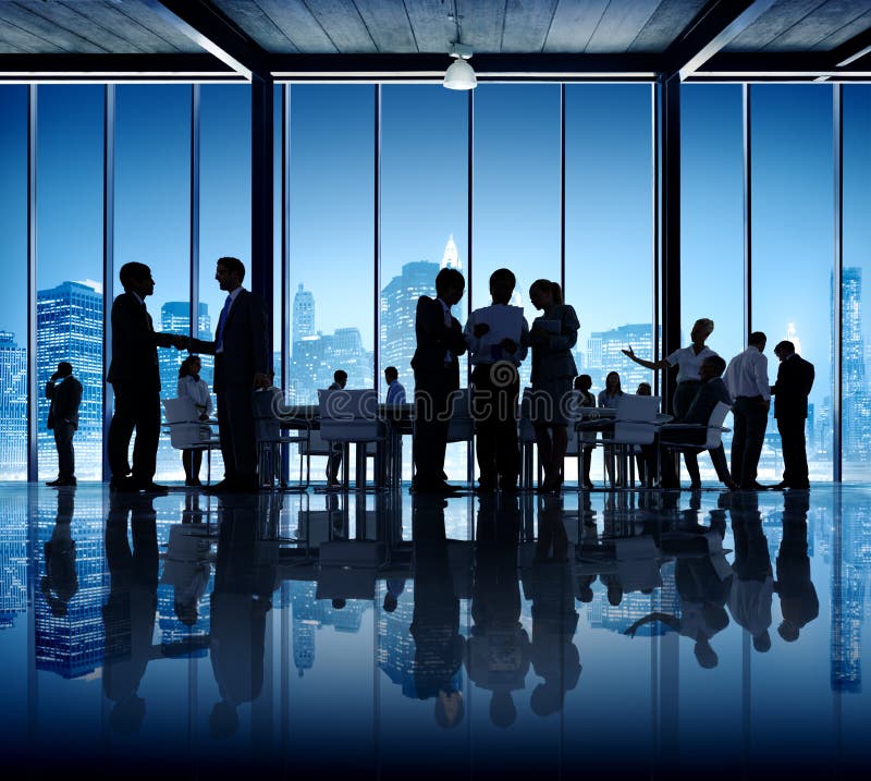 Business People Working In A Conference Room Stock Photo Image Of