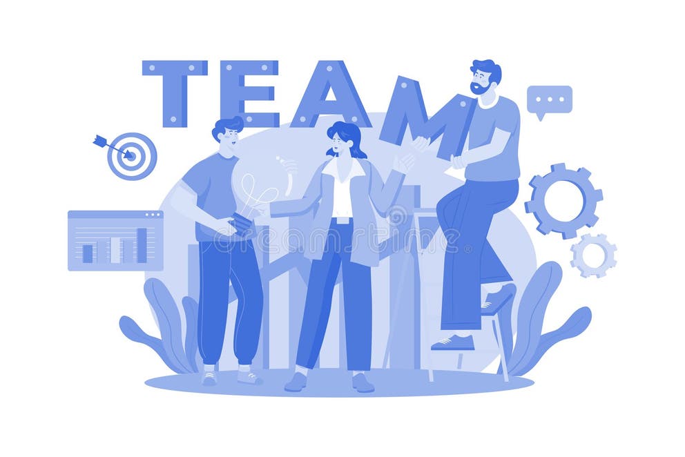 B usiness People on Monitor Analyze Report Graph and Investment Plan Concept. Stock Vector - Illustration of computer, analytics... 