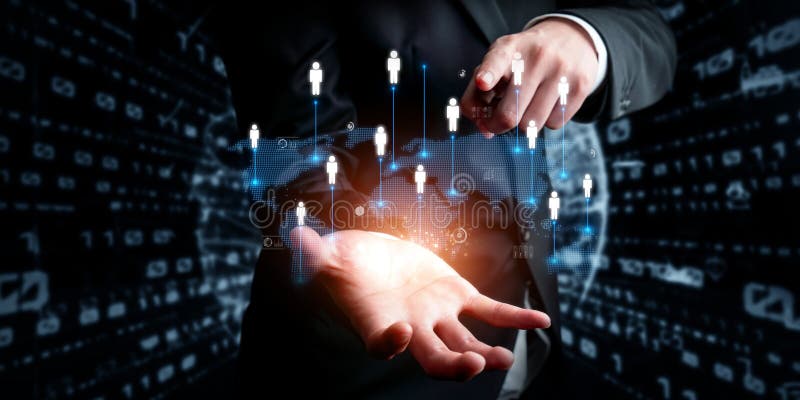 Expanding Opportunities People Networking for Business Success FaaS stock photo
