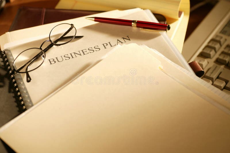 Business plan stock photography