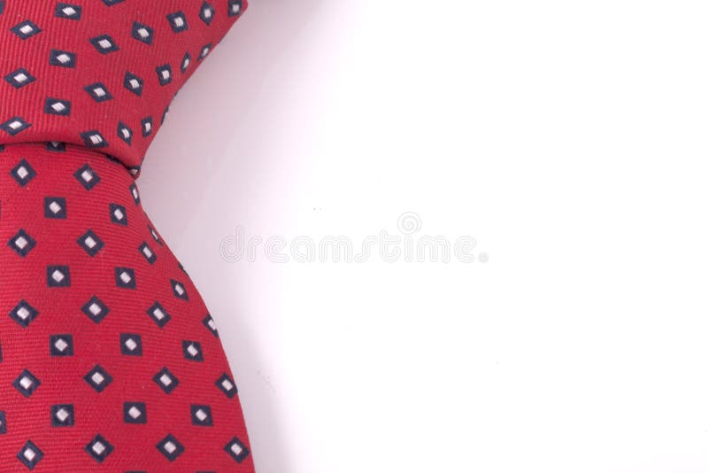 Business power tie in red