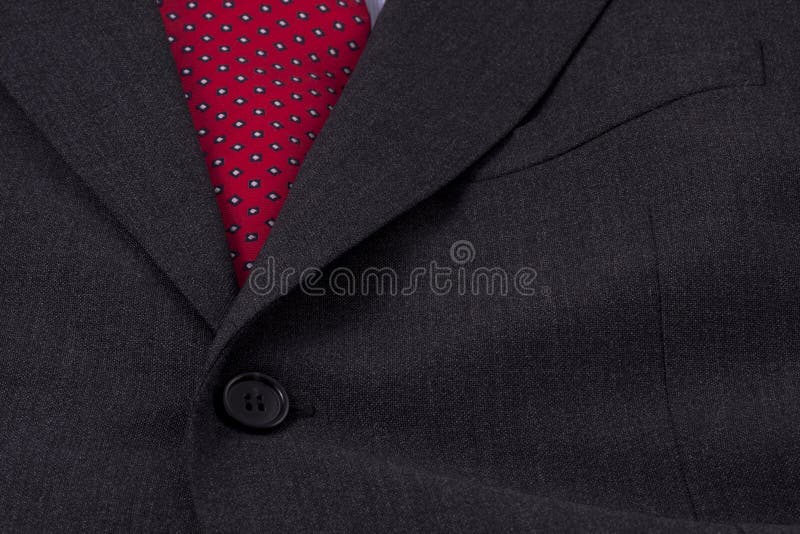 Business power tie in red