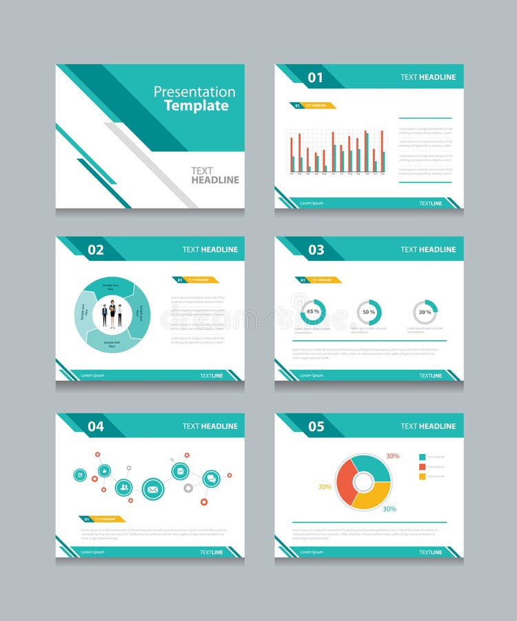 Business presentation template set.powerpoint template design backgrounds