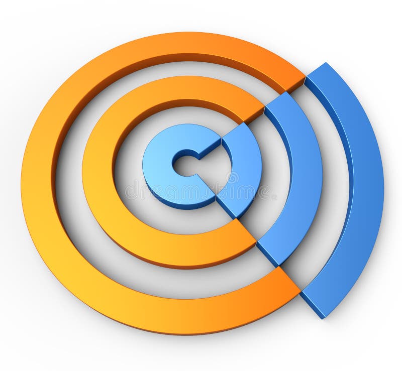 Business process chart vector illustration