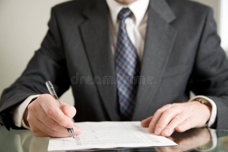 Business review stock images