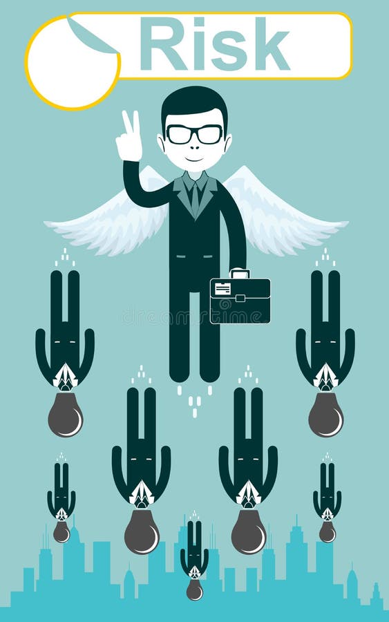 Business risks. Vector royalty free illustration Business risks. Vector royalty free illustration