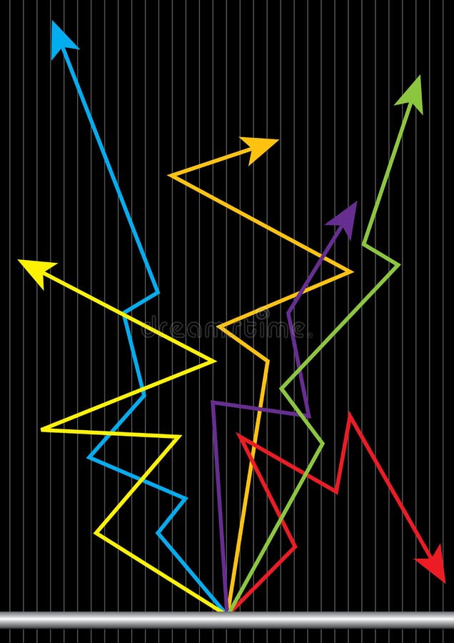 Business Share Market Graph stock photo