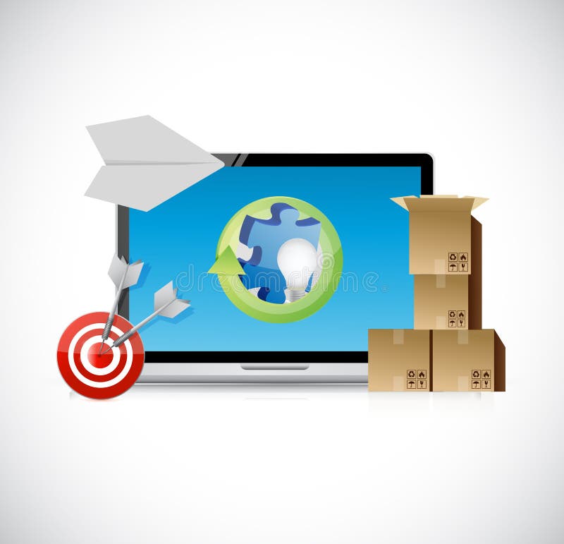 Business startup tool and concept vector illustration