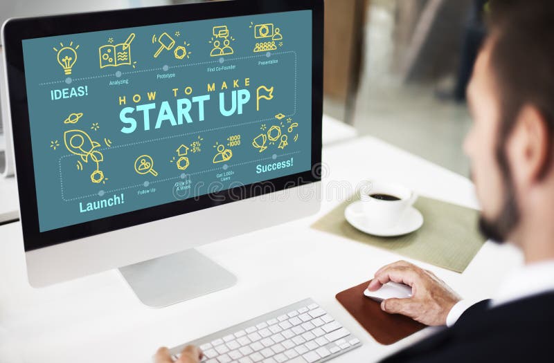 Business Strategy Planning Corporation Solution Concept stock photo